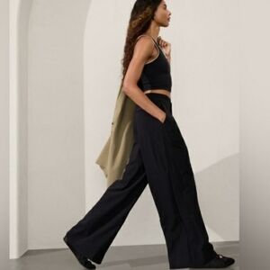 Athleta Pinnacle High Rise Wide Leg Trouser Pants